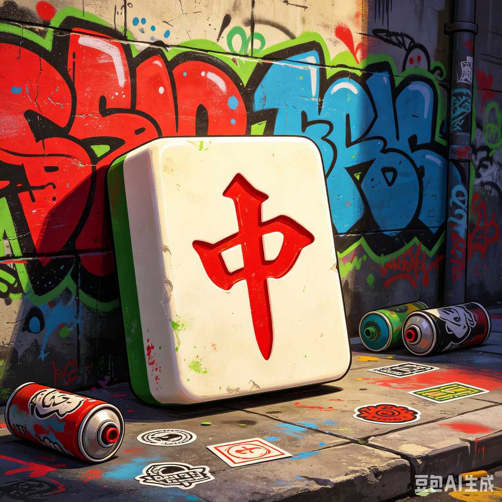 bright print mahjong tiles