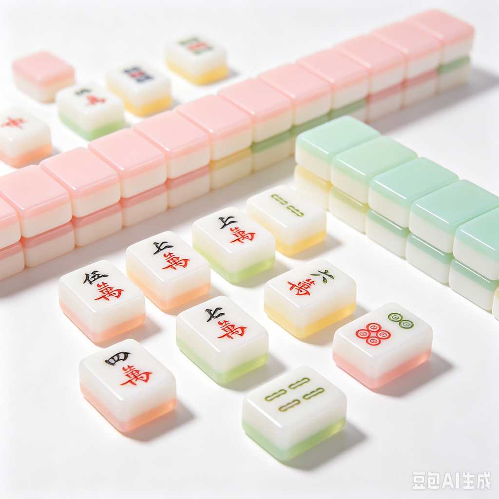 mahjong tile pushers and racks set