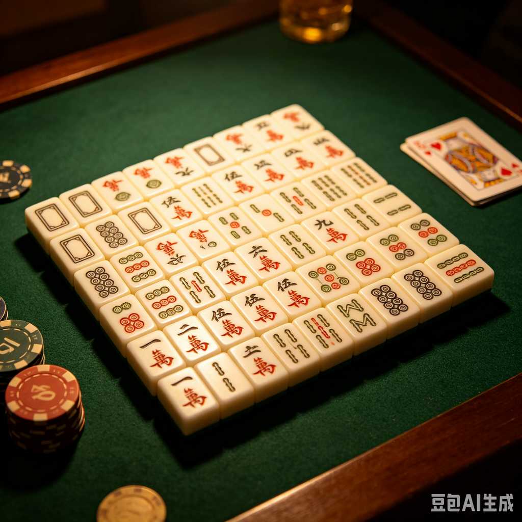 vintage gift mahjong set